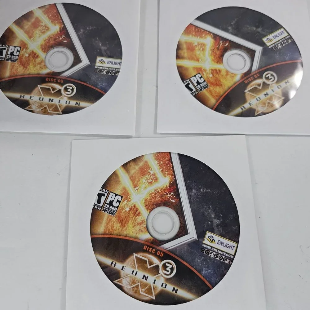 X2: The Threat X3 Reunion CD-ROM PC Lot 2003 2005 Missing 1 Disc